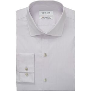 Calvin Klein Mens Stretch Button Up Shirt, NWT